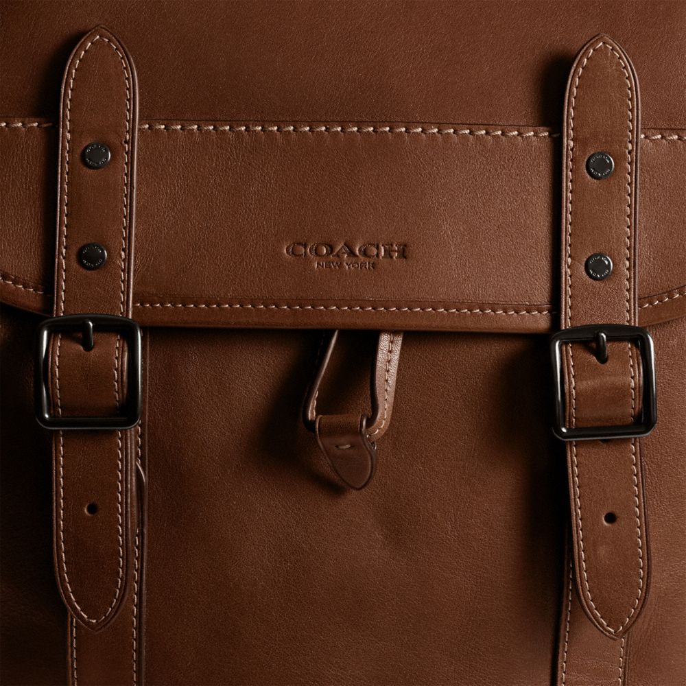 Coach Hitch Backpack Leather/Dark Saddle | COH865454