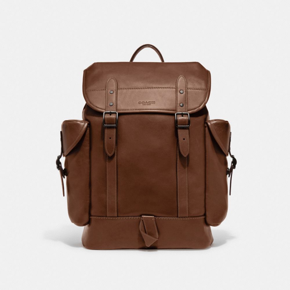 Coach Hitch Backpack Leather/Dark Saddle | COH865454