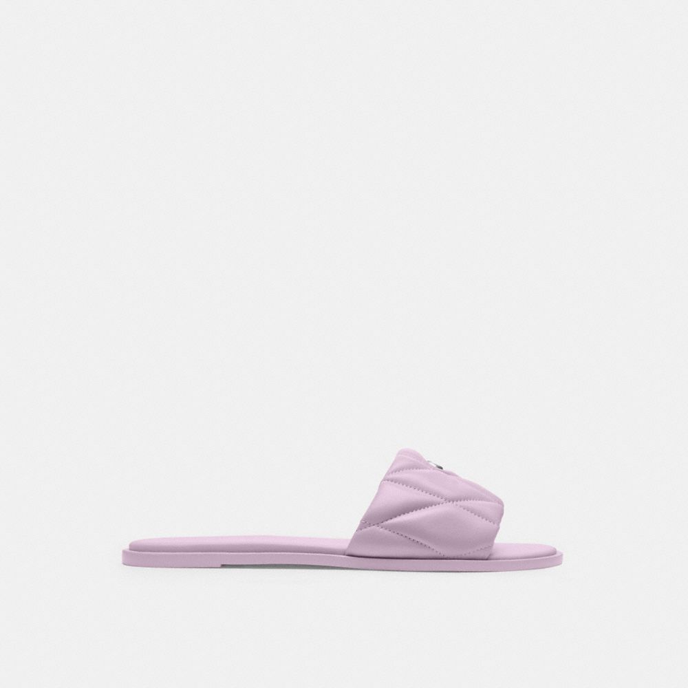 Coach Holly Sandal With Quilting Soft Purple | COH865857