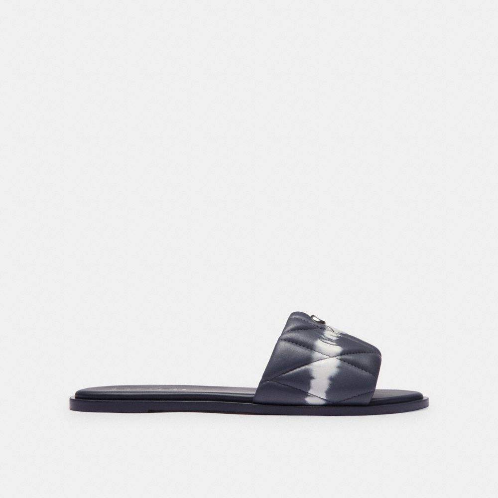 Coach Holly Sandal With Tie Dye Leather/Midnight Navy | COH865881