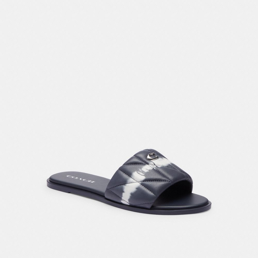 Coach Holly Sandal With Tie Dye Leather/Midnight Navy | COH865881