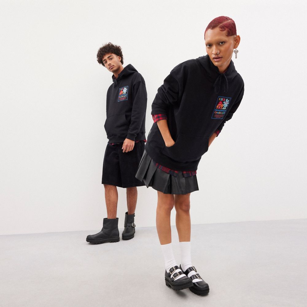 Coach Hoodie: Coachtopia Graphic Label Black | COH865963