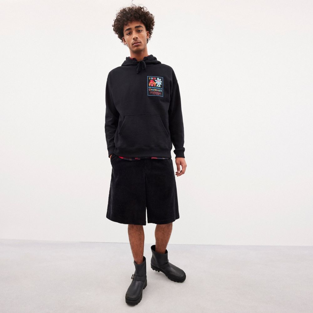 Coach Hoodie: Coachtopia Graphic Label Black | COH865963