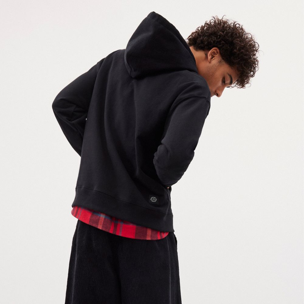 Coach Hoodie: Coachtopia Graphic Label Black | COH865963