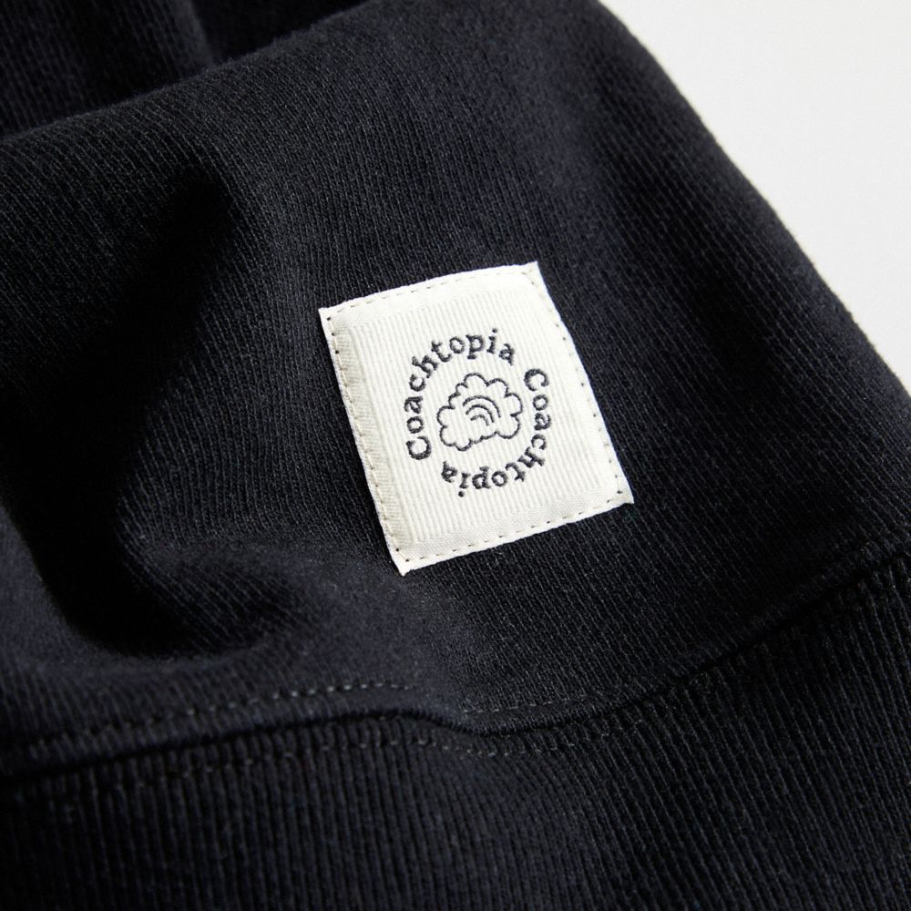 Coach Hoodie In 98% Recycled Cotton: This Is Coachtopia Black | COH865960