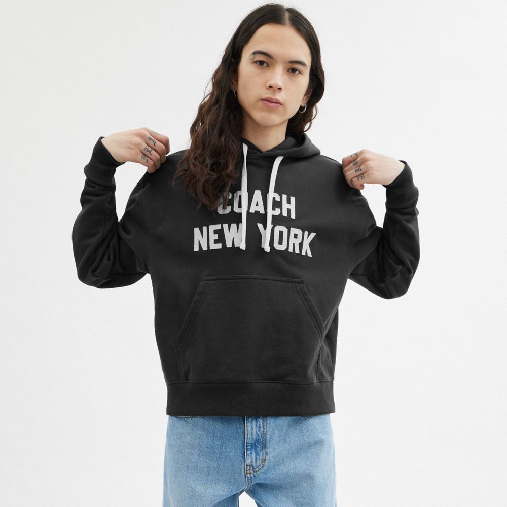 Coach Hoodie Sweatshirt Black | COH866905