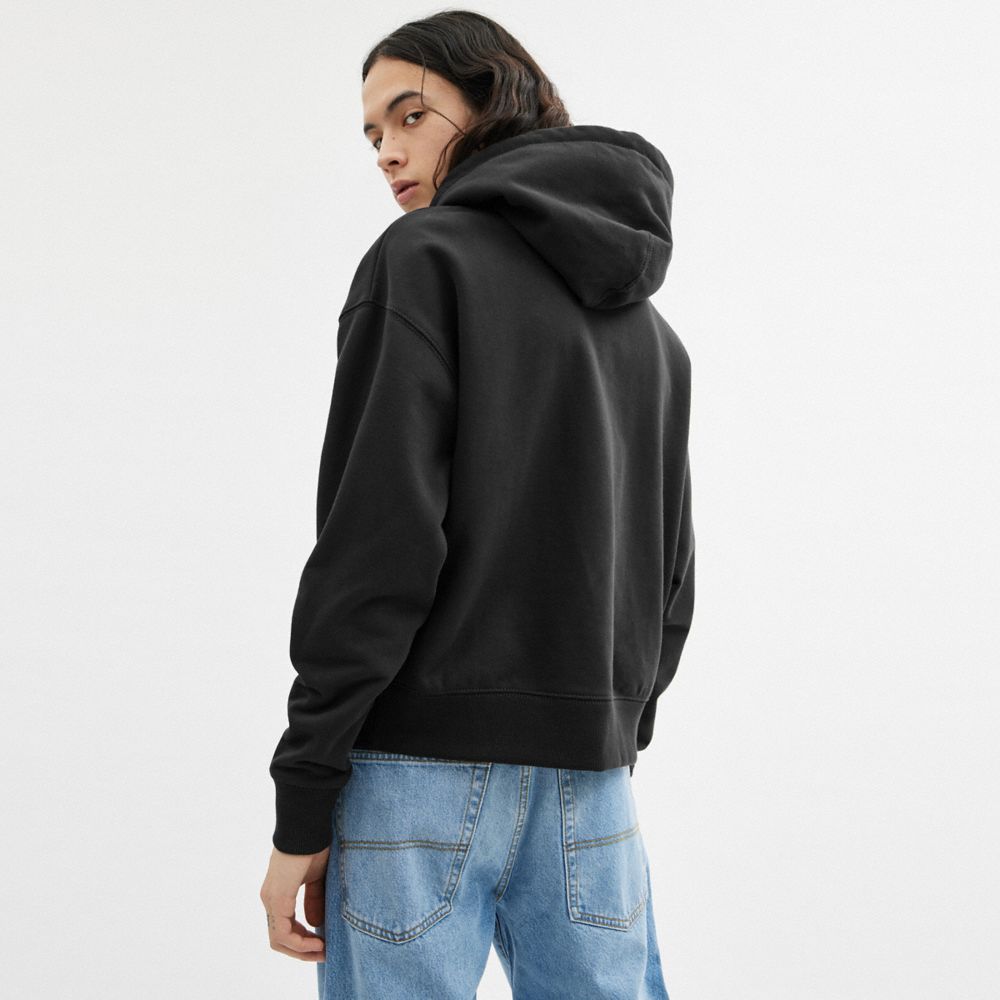 Coach Hoodie Sweatshirt Black | COH866905