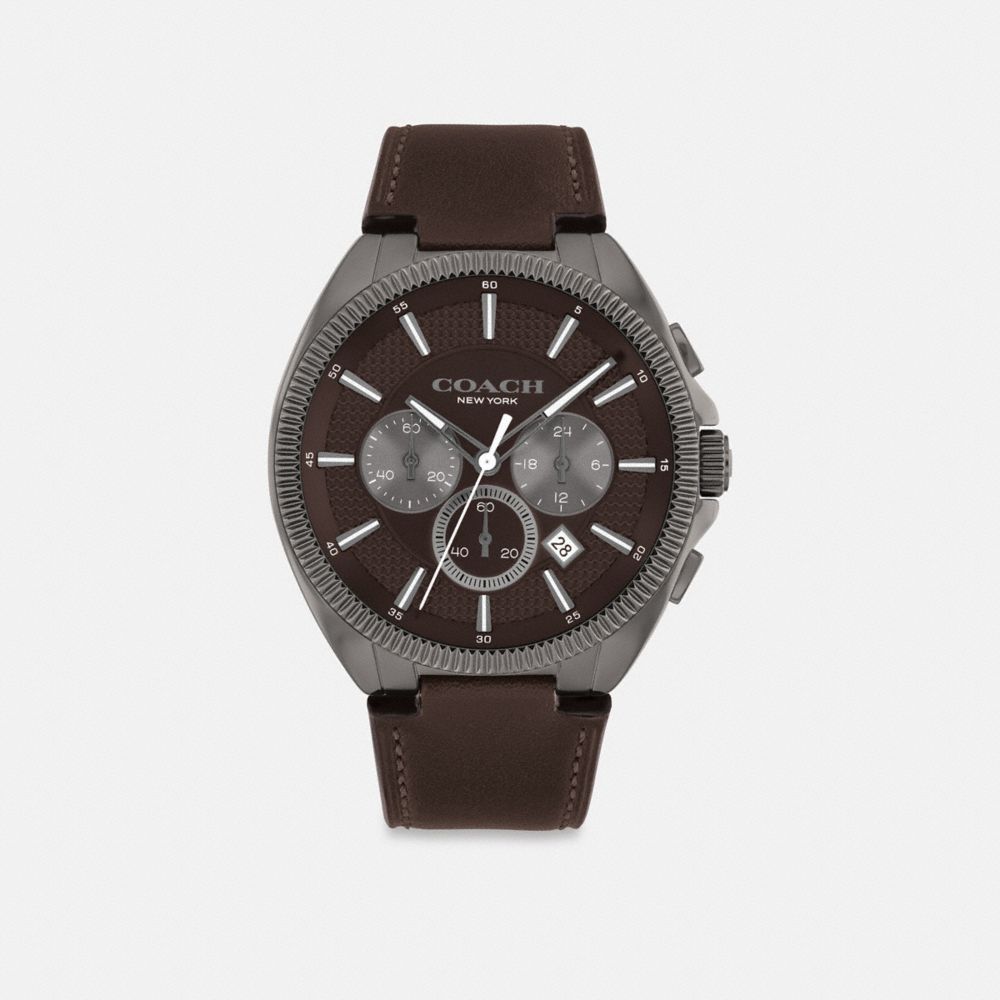 Coach Jackson Watch, 45 Mm Brown | COH866985