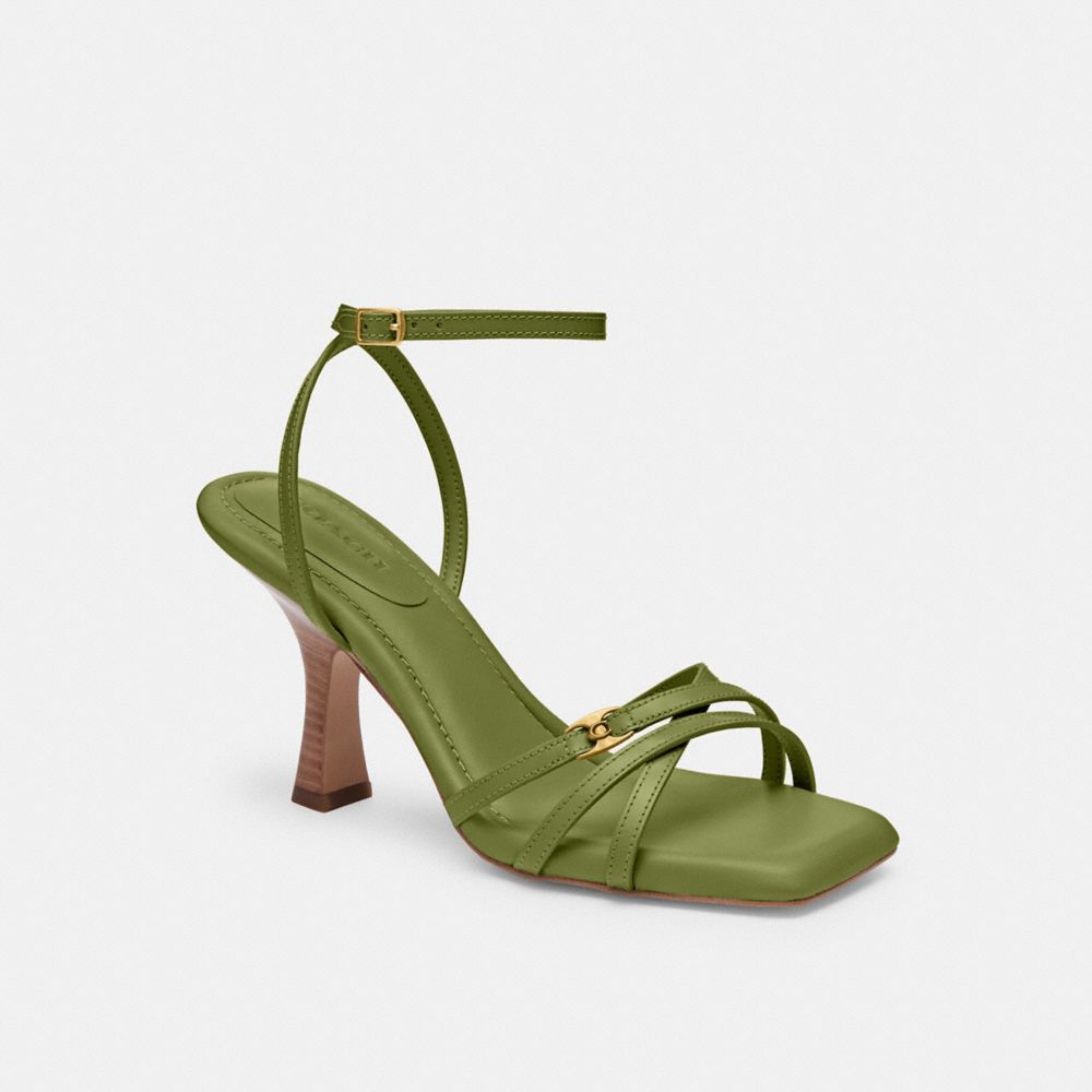 Coach Kelsey Sandal Dark Lime | COH865851