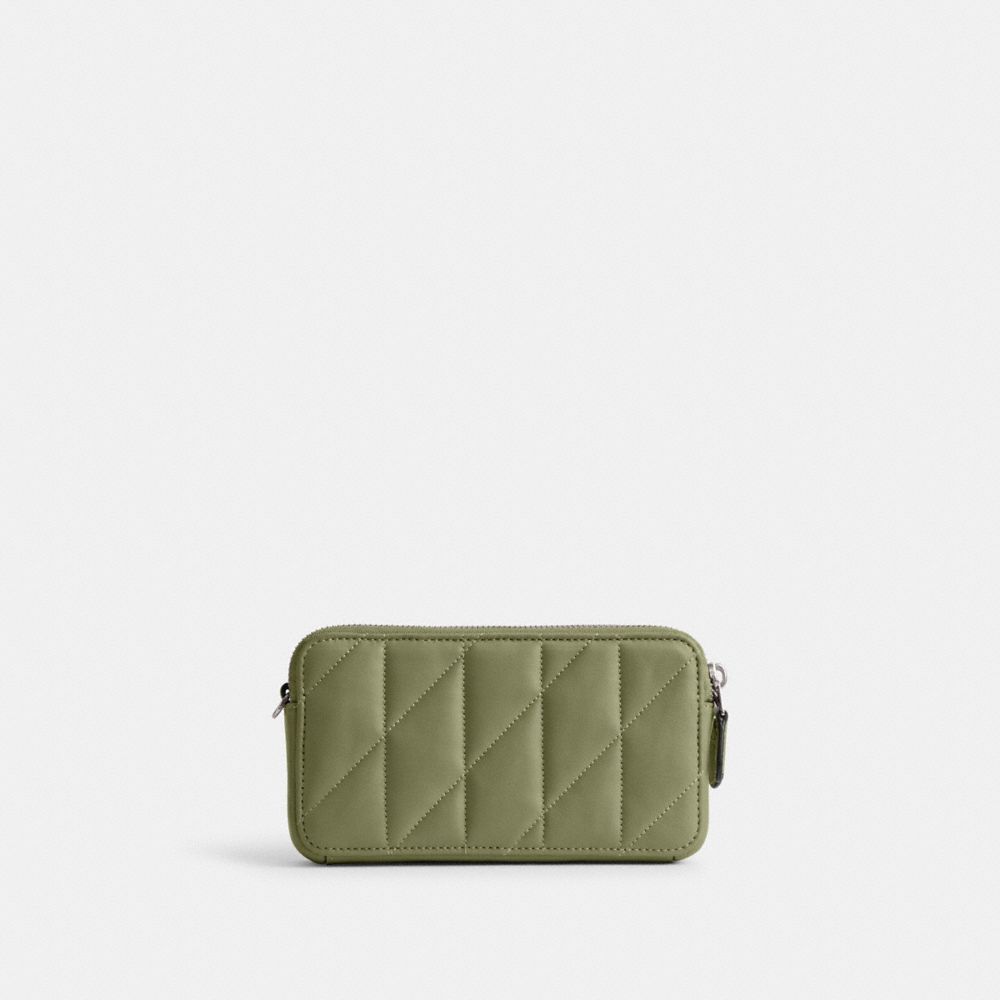 Coach Kira Crossbody Bag With Pillow Quilting Nappa Leather/Light Antique Nickel/Moss | COH865618