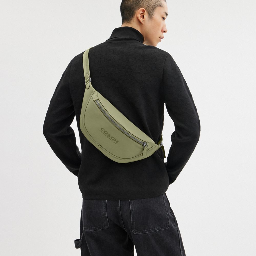 Coach League Belt Bag Moss | COH865440