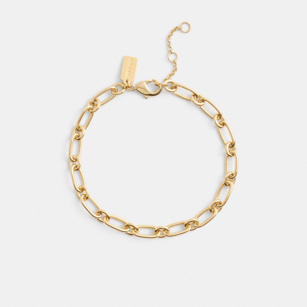 Coach Link Bracelet Gold | COH866196