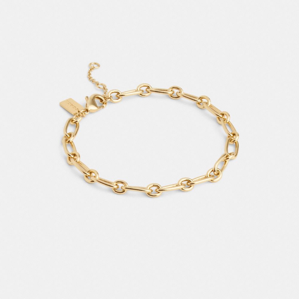 Coach Link Bracelet Gold | COH866196
