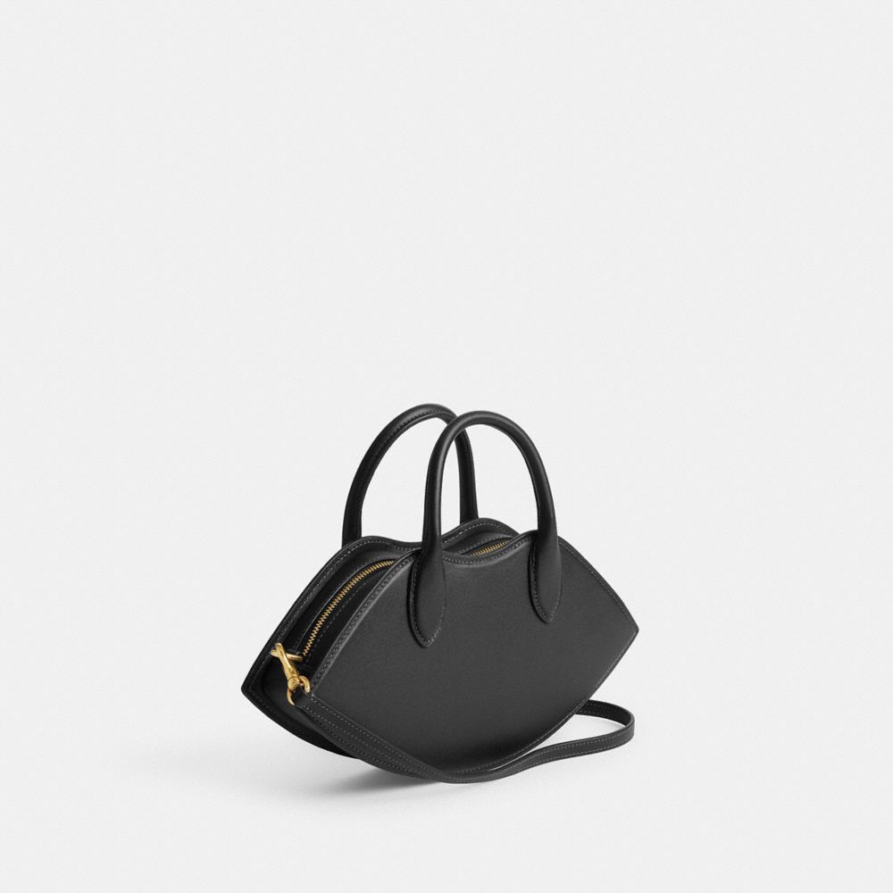 Coach Lip Bag Brass/Black | COH865326