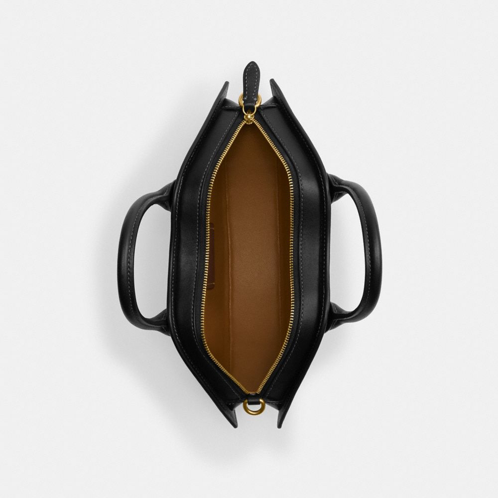 Coach Lip Bag Brass/Black | COH865326