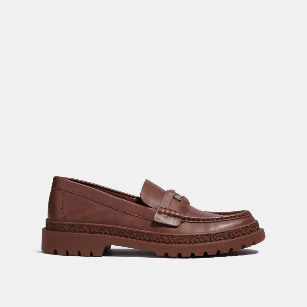 Coach Loafer With Signature Coin Saddle | COH866828