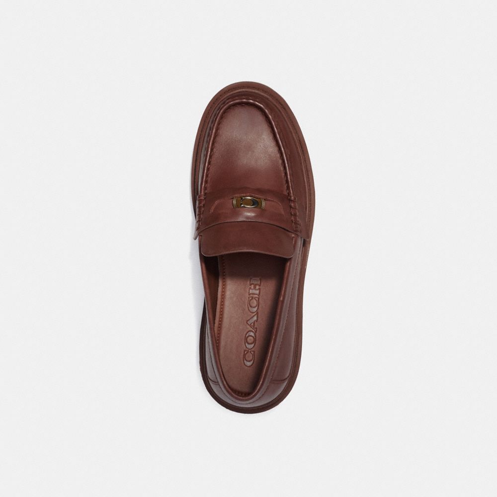 Coach Loafer With Signature Coin Saddle | COH866828