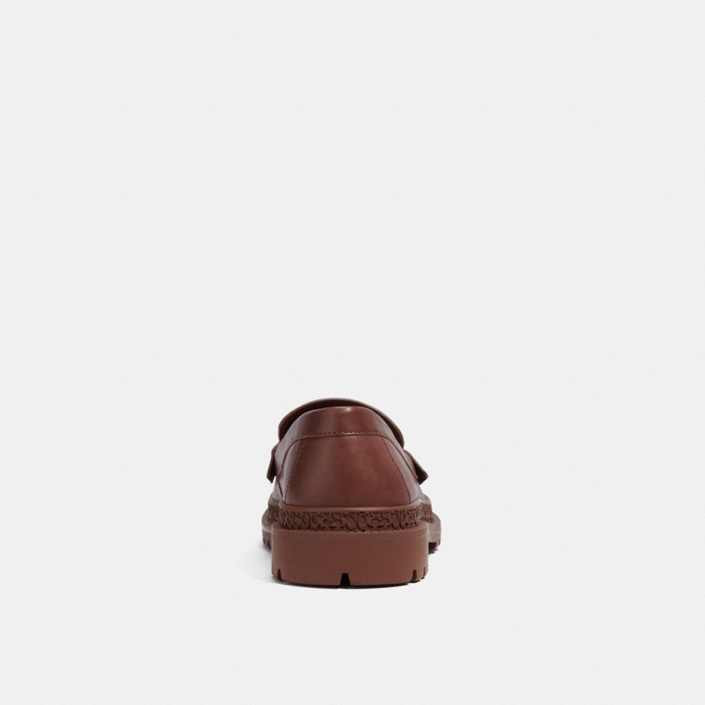 Coach Loafer With Signature Coin Saddle | COH866828