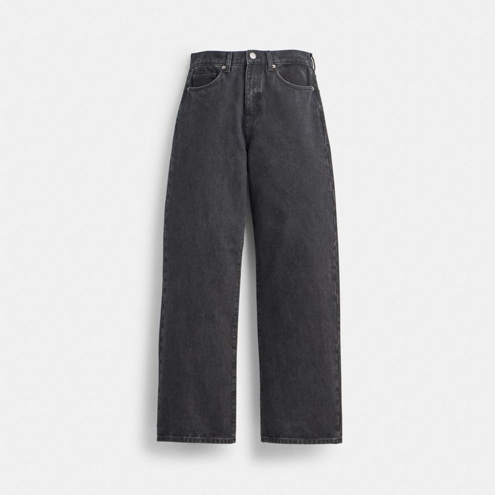 Coach Loose Fit Jeans Black | COH866018