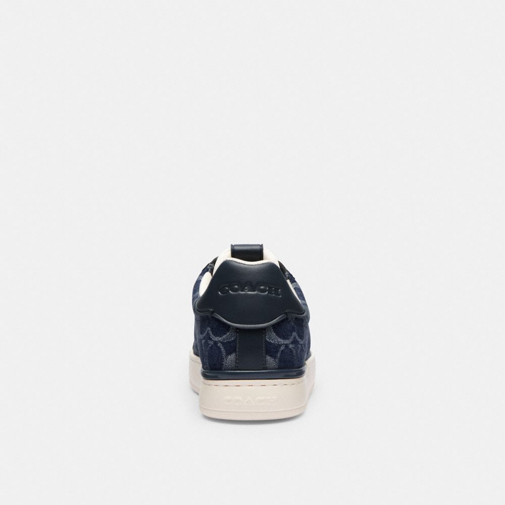 Coach Lowline Low Top Sneaker In Signature Denim Blue Denim | COH865832