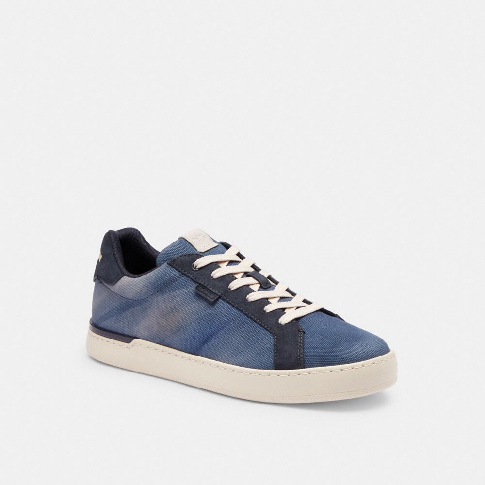 Coach Lowline Low Top Sneaker With Tie Dye Midnight Navy | COH866819