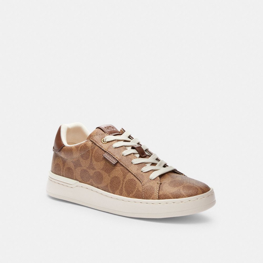 Coach Lowline Luxe Low Top Sneaker Tan | COH865830