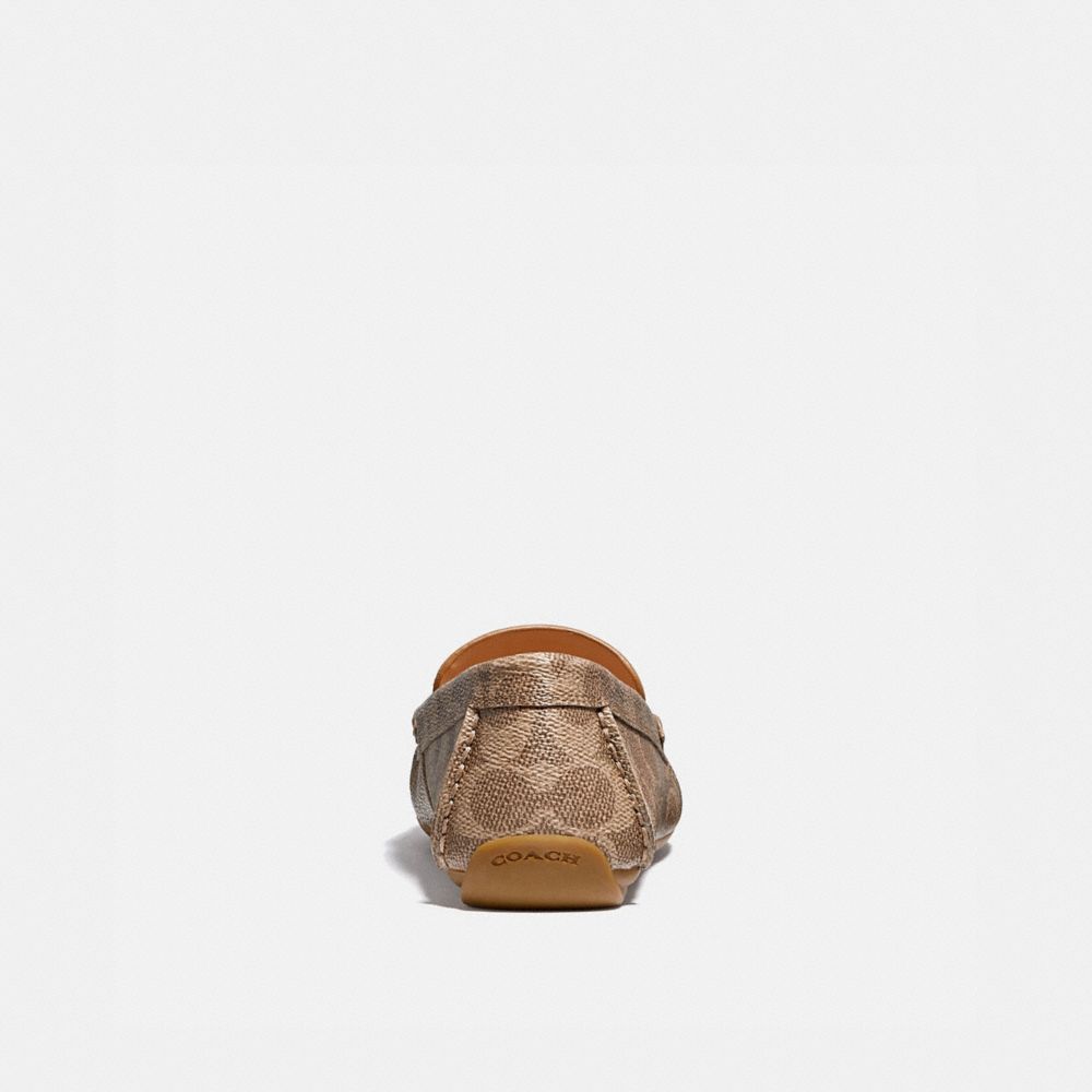 Coach Marley Driver Signature Coated Canvas/Leather/Tan | COH865782