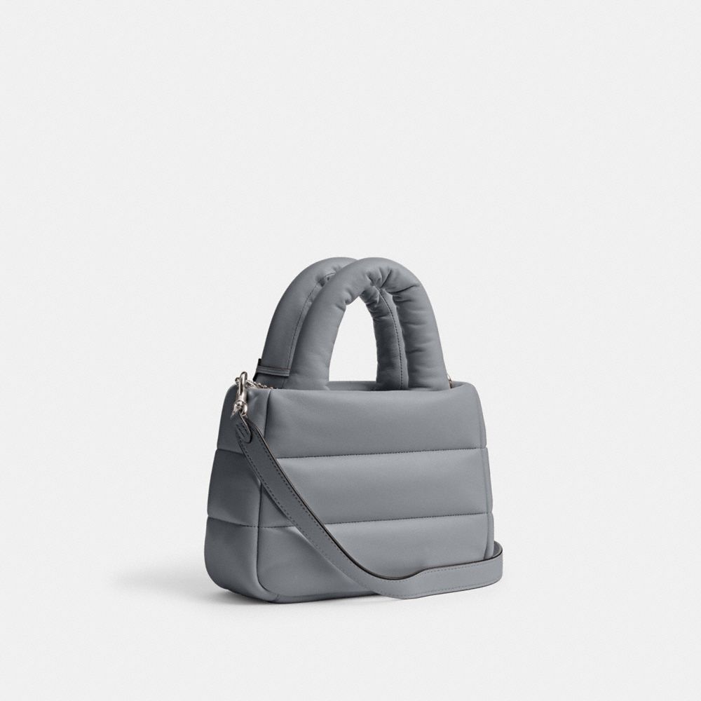 Coach Mini Pillow Tote Bag Silver/Grey Blue | COH865225