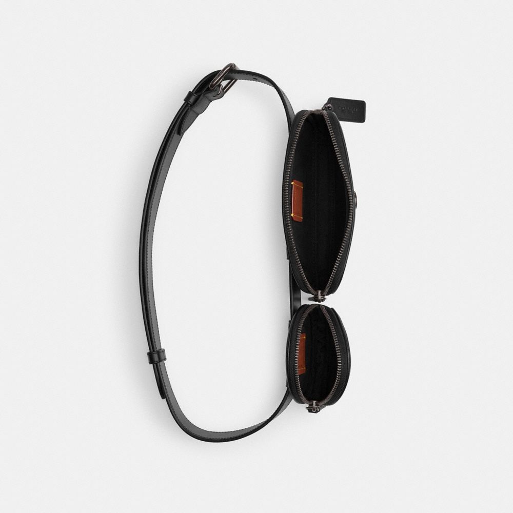 Coach Multi Pouch Belt Bag Black | COH866681