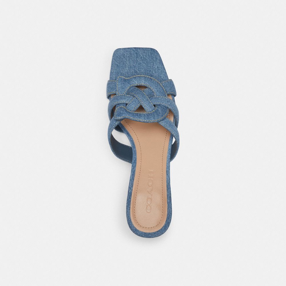 Coach Nikki Sandal Indigo Denim | COH865884