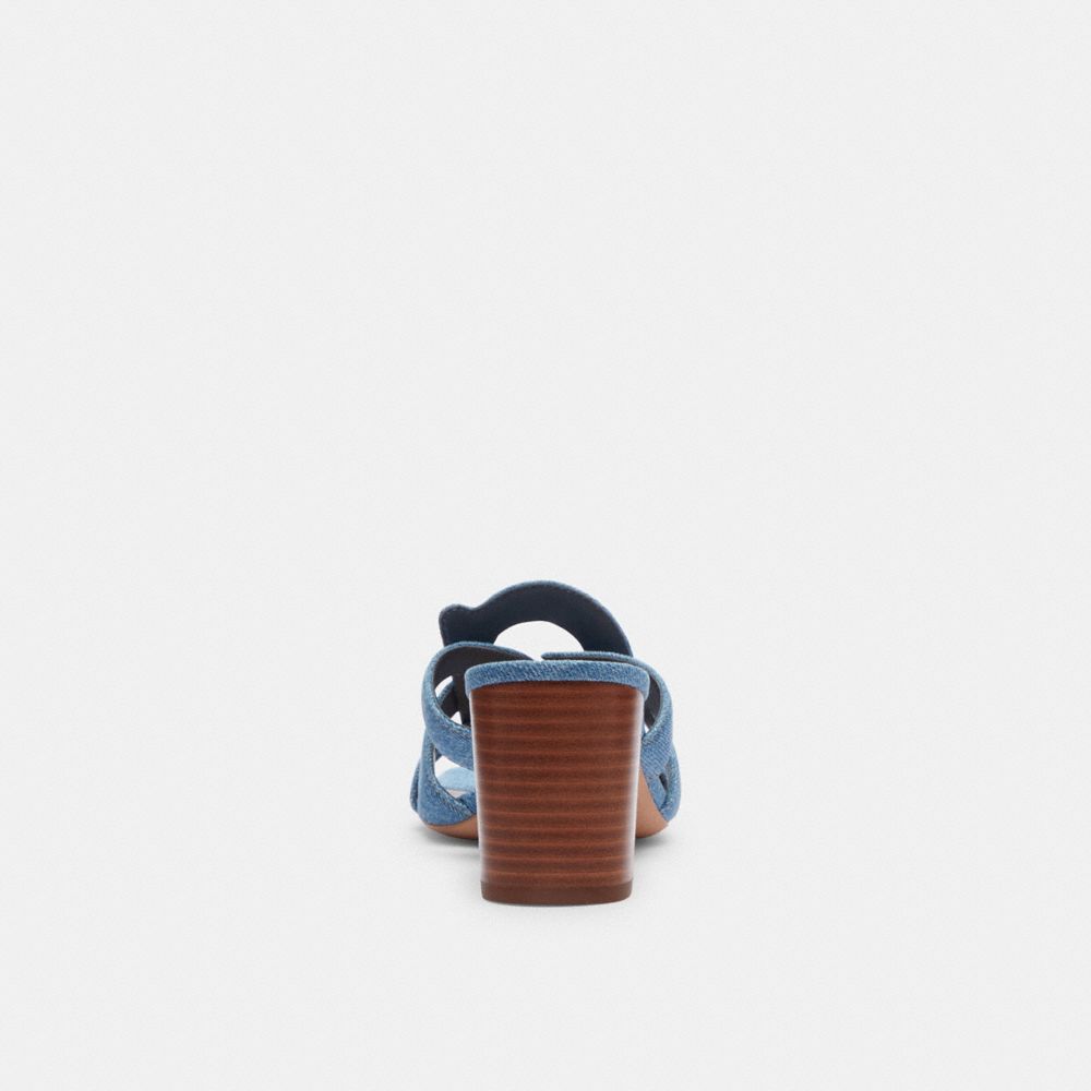 Coach Nikki Sandal Indigo Denim | COH865884