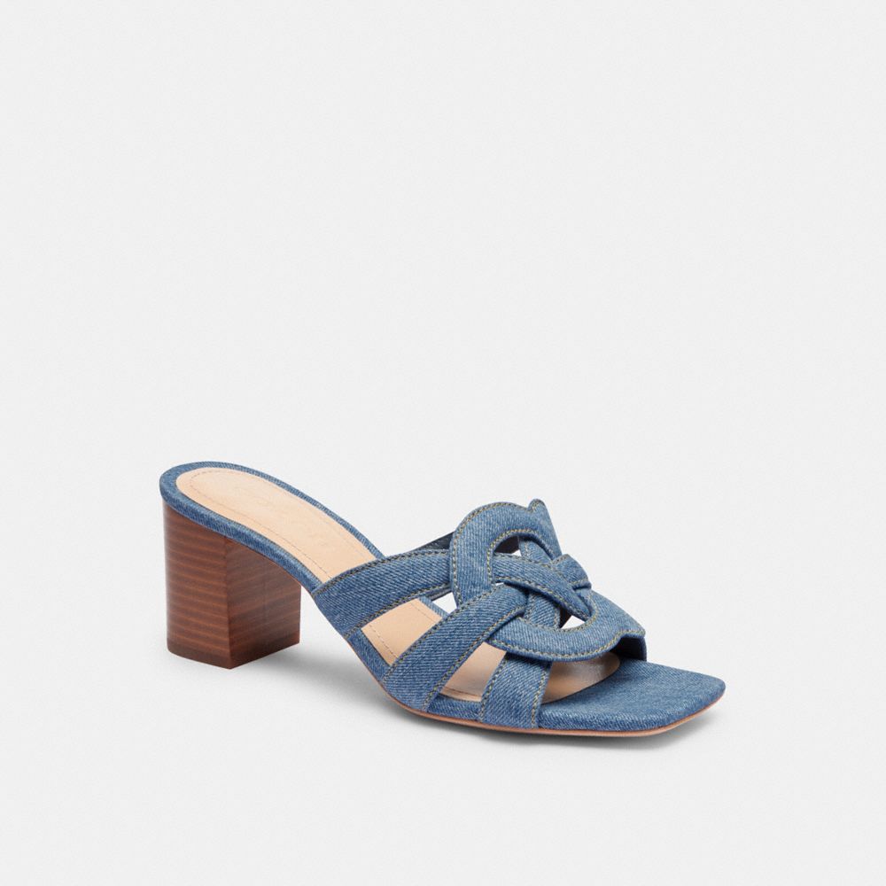 Coach Nikki Sandal Indigo Denim | COH865884