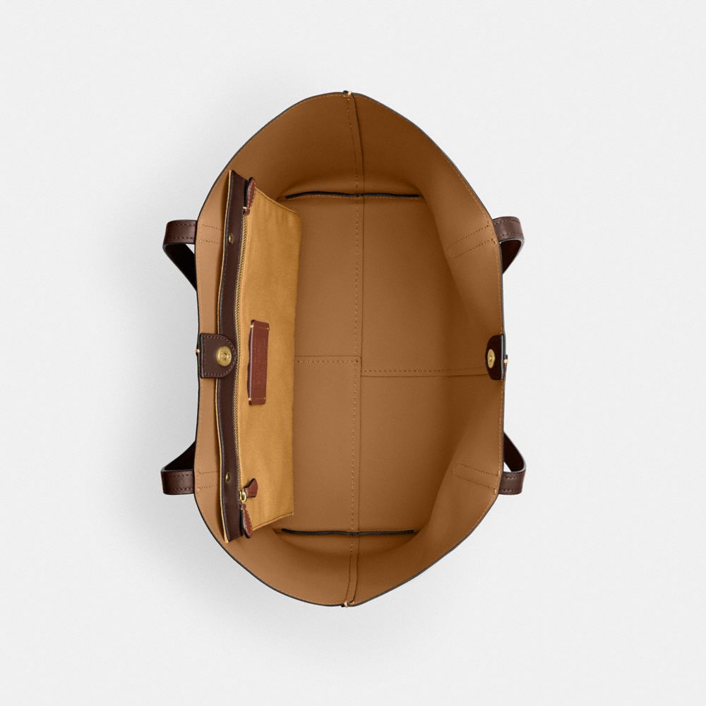 Coach North Tote Bag 32 Brass/Maple | COH865025