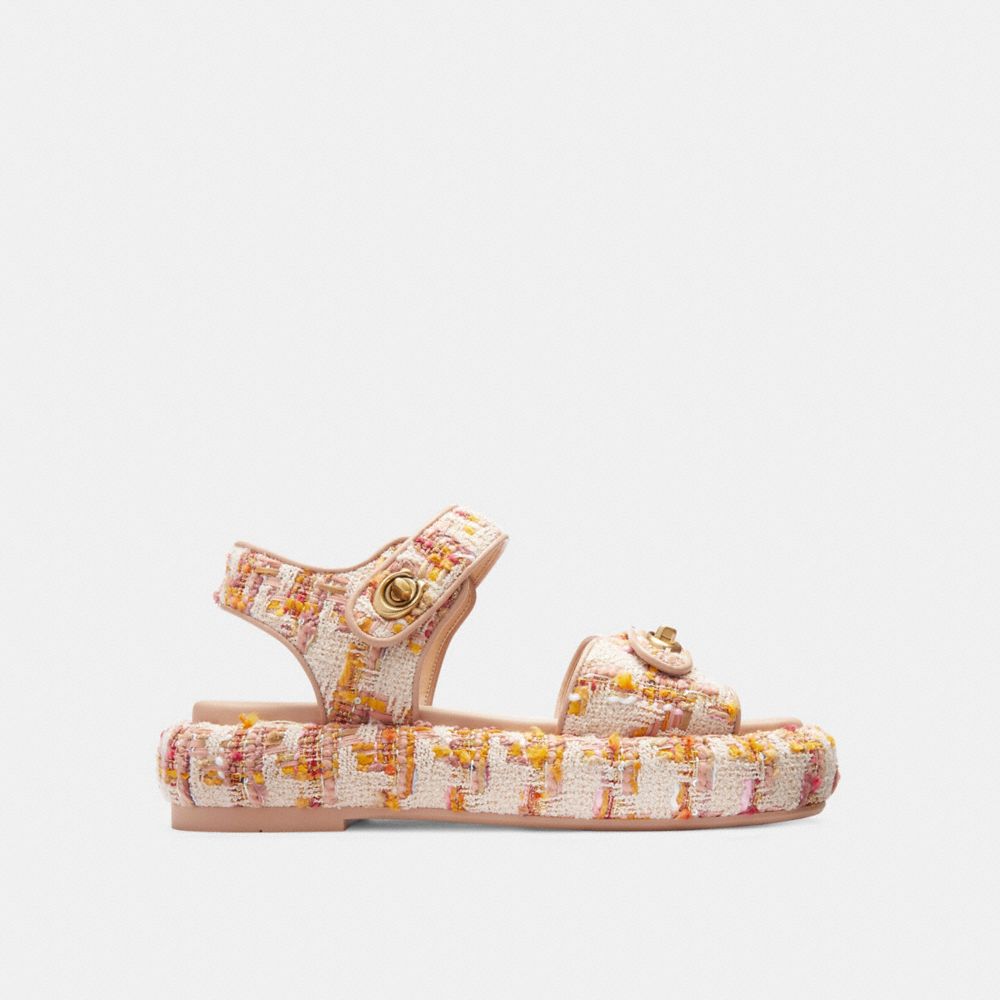 Coach Peyton Sandal Leather/Neutral | COH865896