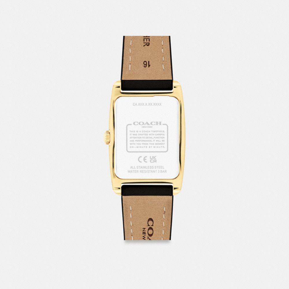 Coach Reese Watch, 24 Mm X 35 Mm Black | COH866238
