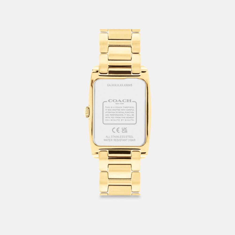 Coach Reese Watch, 35 Mm X 24 Mm Gold | COH866307
