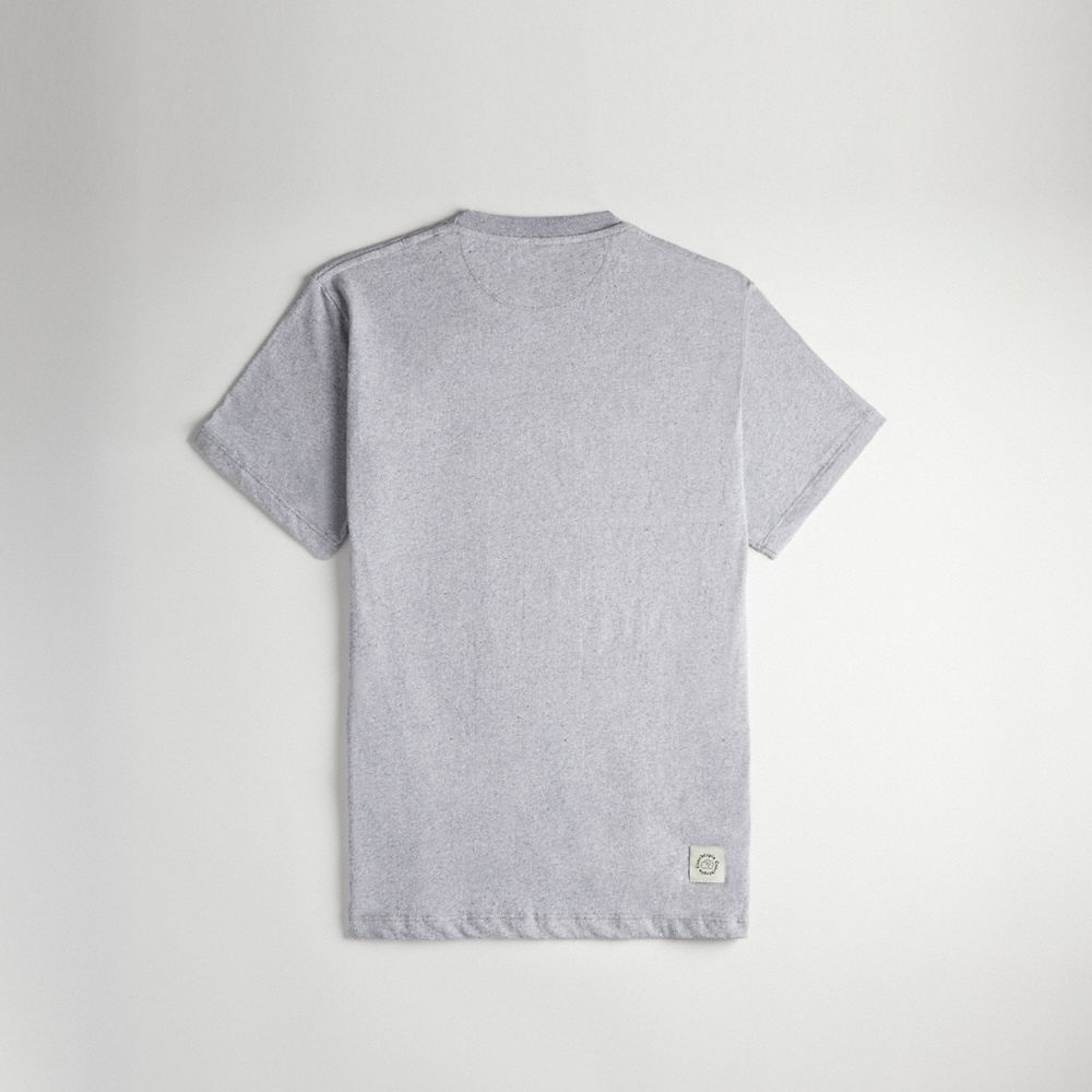 Coach Relaxed T Shirt: Flower Pot Grey Multi. | COH866911