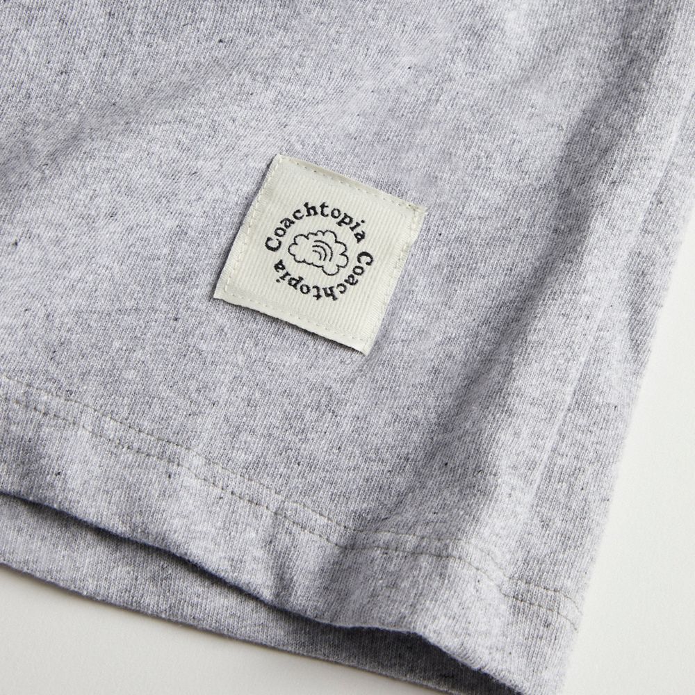 Coach Relaxed T Shirt: Flower Pot Grey Multi. | COH866911