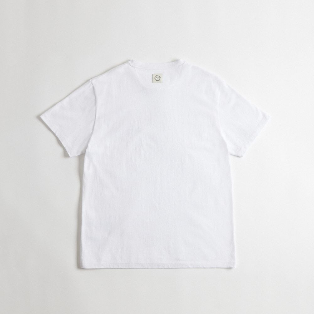 Coach Relaxed T Shirt In 97% Recycled Cotton: Flower Watcher White | COH865967