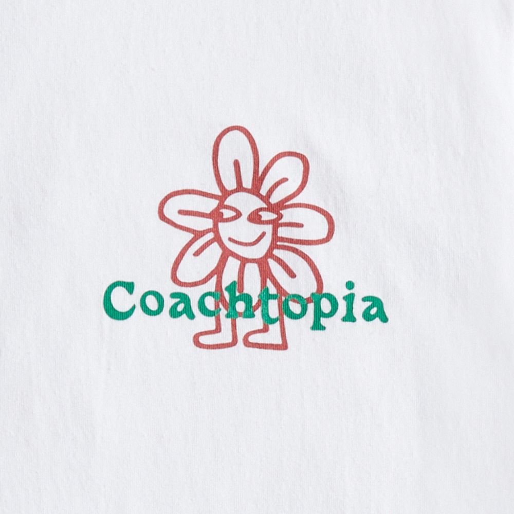 Coach Relaxed T Shirt In 97% Recycled Cotton: Flower Watcher White | COH865967