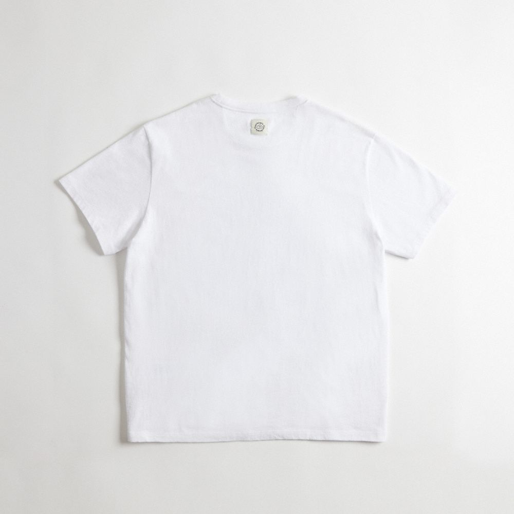 Coach Relaxed T Shirt In 97% Recycled Cotton: This Is Coachtopia White | COH865968