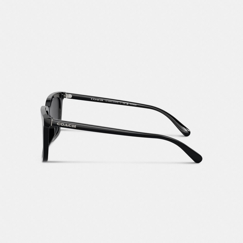 Coach Retro Square Sunglasses Black | COH867088