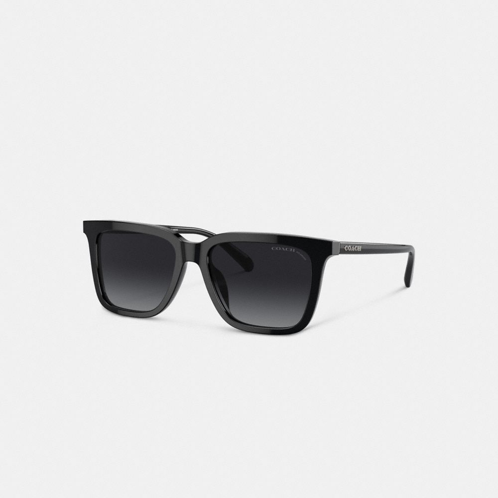 Coach Retro Square Sunglasses Black | COH867088