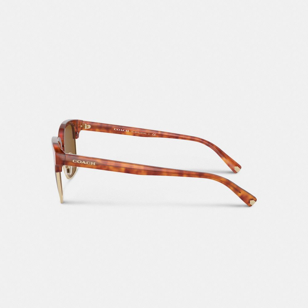 Coach Retro Sunglasses Brown | COH867079
