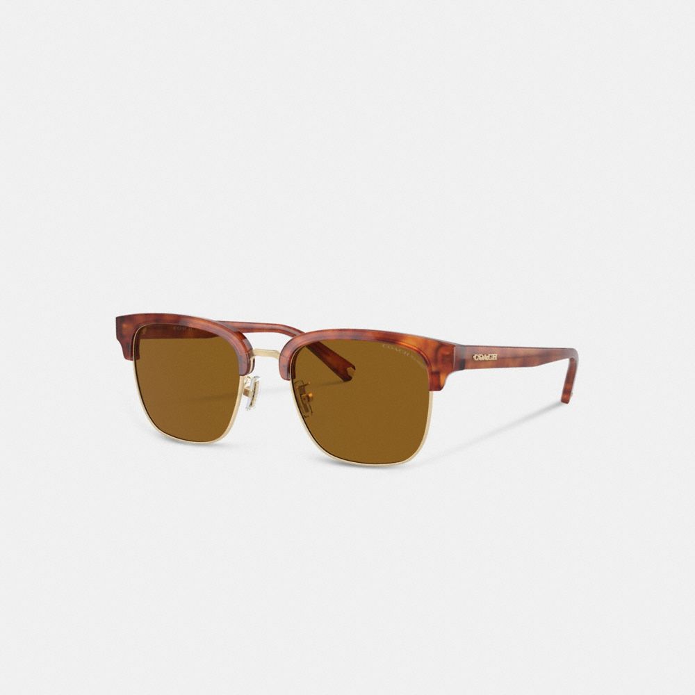Coach Retro Sunglasses Brown | COH867079
