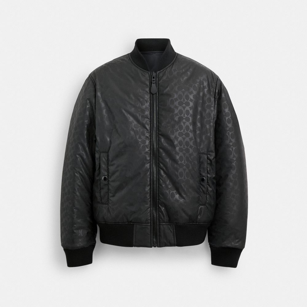 Coach Reversible Ma 1 Jacket Black | COH865923