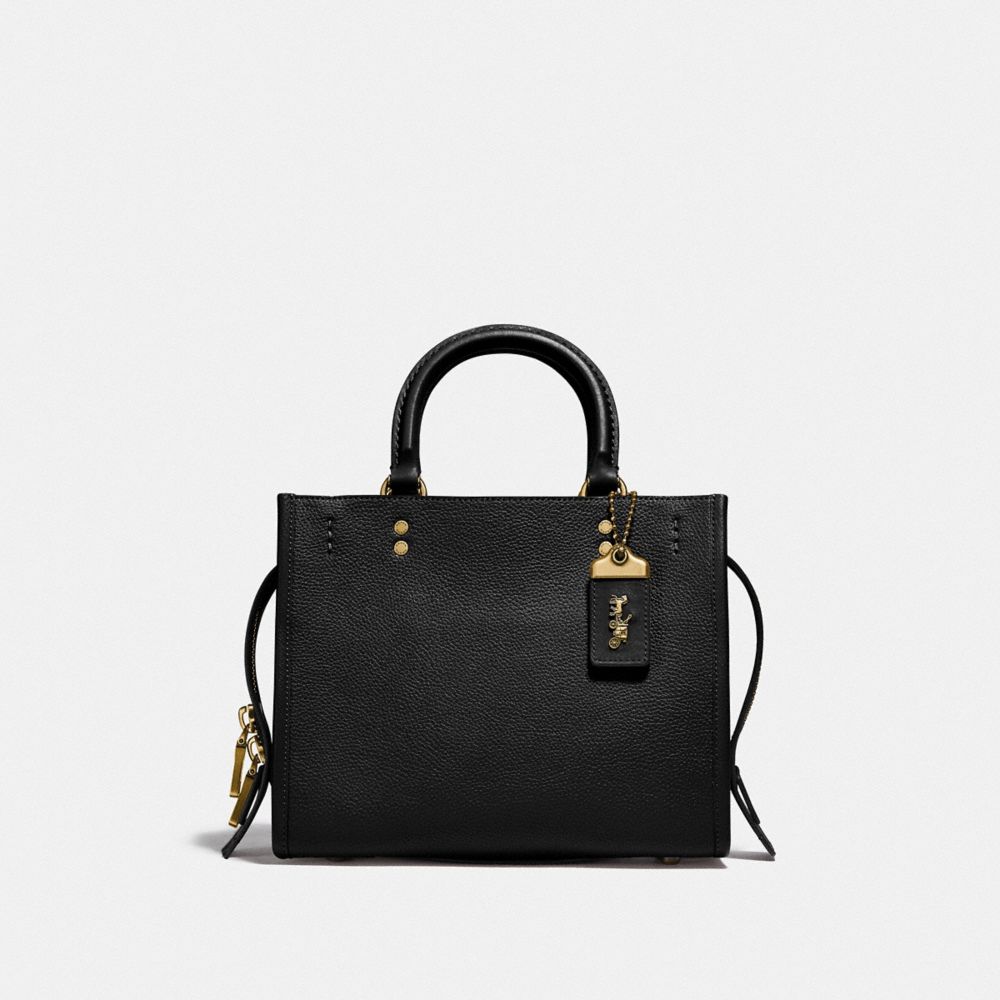 Coach Rogue Bag 25 Pebble Leather/Brass/Black | COH865073