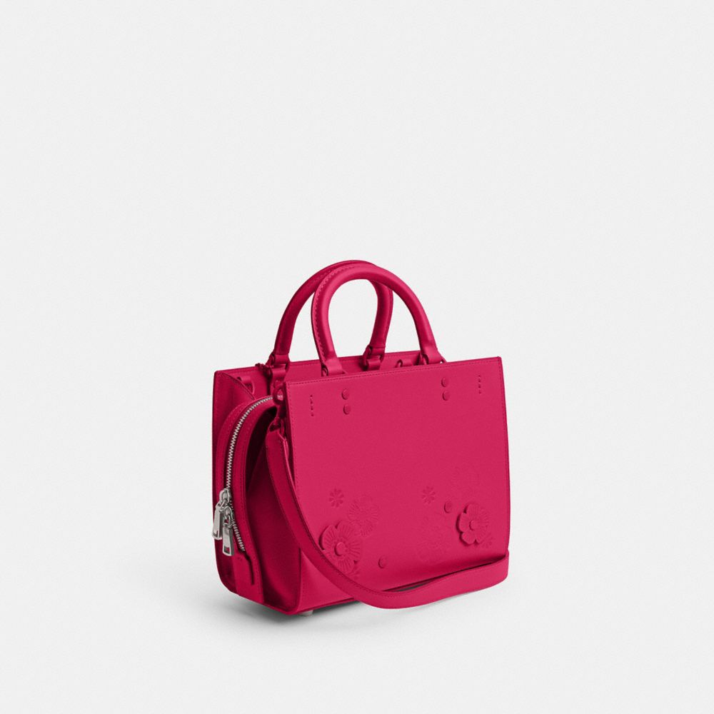 Coach Rogue Bag 25 With Tea Rose Silver/Dragonfruit | COH865180