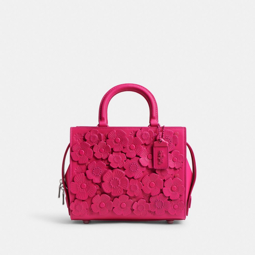 Coach Rogue Bag 25 With Tea Rose Silver/Dragonfruit | COH865180