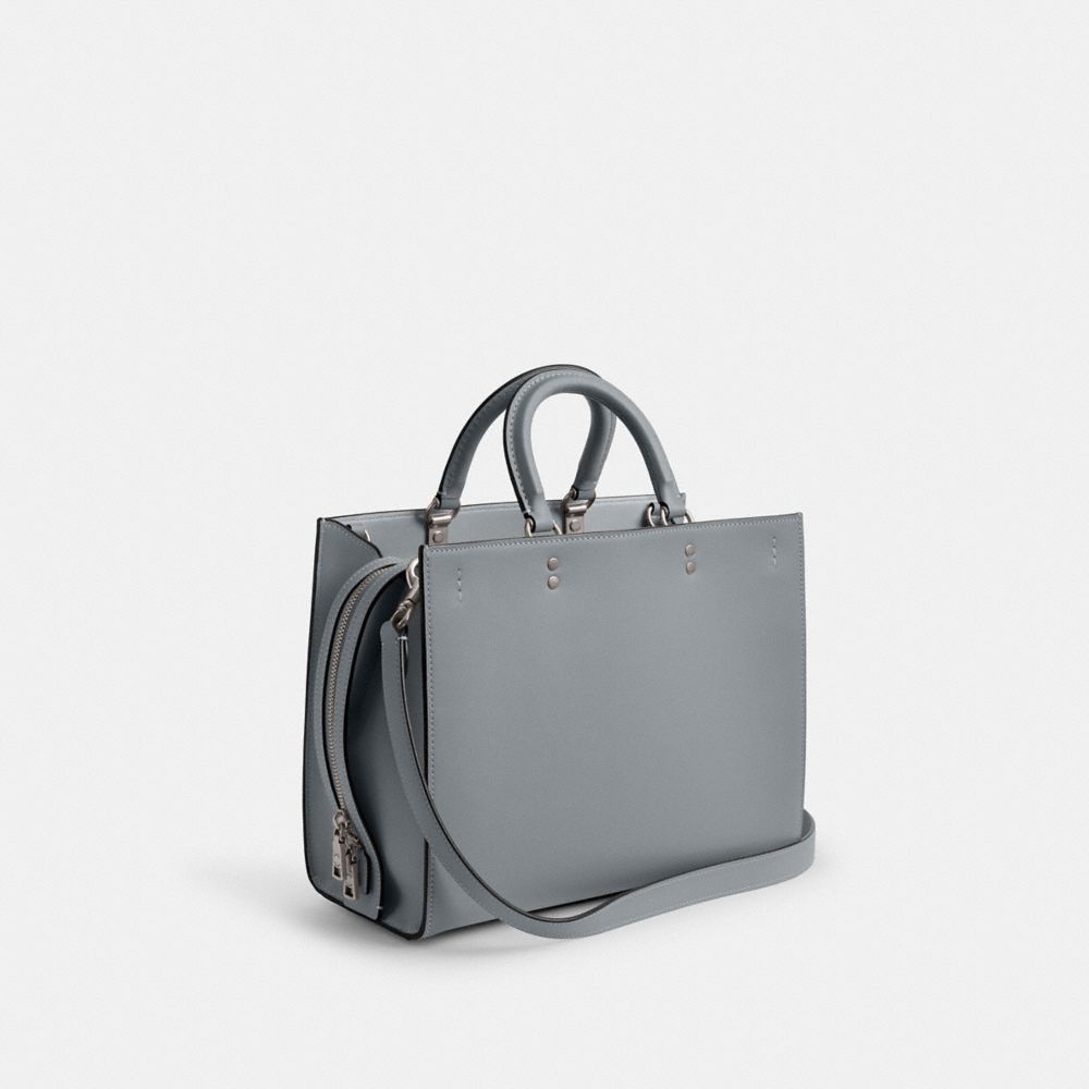 Coach Rogue Bag Glovetan Leather/Silver/Grey Blue | COH865119